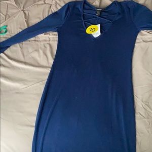 Forever 21 Dress - Navy Blue Size Small
